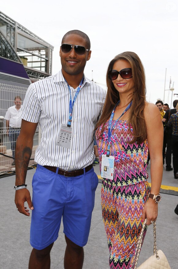 Glen Johnson et Laura Johnson lors du Grand Prix de Monaco le 25 mai 2014