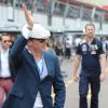 Benedict Cumberbatch lors du Grand Prix de Monaco le 25 mai 2014