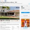 L'annonce de la maison de Ronaldinho sur le site internet de airbnb