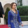La princesse Iman de Jordanie, fille du roi Abdullah II et de la reine Rania, lors des célébrations de la Fête nationale jordanienne le 25 mai 2014, pour le 68e anniversaire de l'indépendance du royaume, au palais Raghadan à Amman.