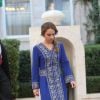 La princesse Iman de Jordanie, 17 ans, fille du roi Abdullah II et de la reine Rania, lors des célébrations de la Fête nationale jordanienne le 25 mai 2014, pour le 68e anniversaire de l'indépendance du royaume, au palais Raghadan à Amman.