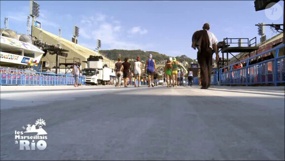 Les Marseillais visitent l'endroit du Carnaval de Rio dans Les Marseillais à Rio, le mardi 27 mai 2014 sur W9