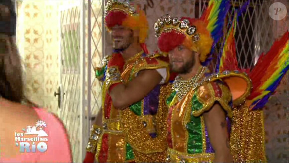 Les garçons en costumes dans Les Marseillais à Rio, le mardi 27 mai 2014 sur W9