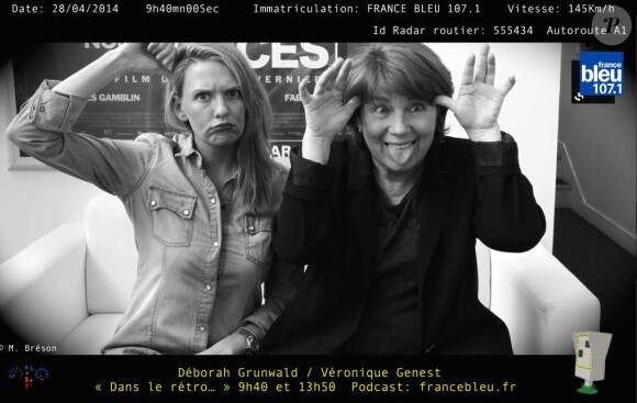 Déborah Grunwald et Véronique Genest, le 28 avril 2014.