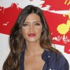 Sara Carbonero annonce son retour sur la chaîne Telecinco pour la Coupe du Monde 2014 au cours d'une conférence de presse à Madrid le 27 mai 2014.