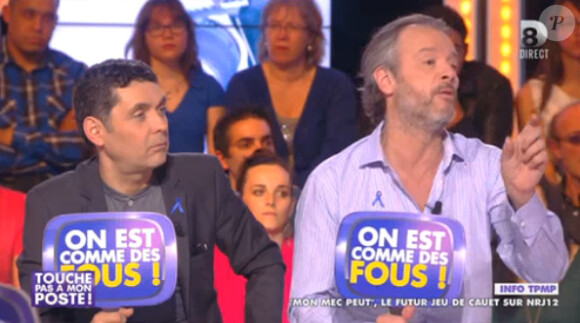 Thierry Moreau et Jean-Michel Maire dans Touche pas à mon poste sur D8 le mercredi 28 mai 2014.