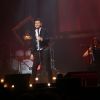 Vincent Niclo en concert sur la scène de l'Olympia à Paris le 28 mai 2014.