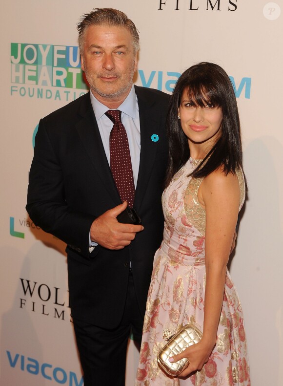 Alec Baldwin et Hilaria Baldwin lors de la soirée "Joyful Revolution Gala" à New York, le 29 mai 2014.