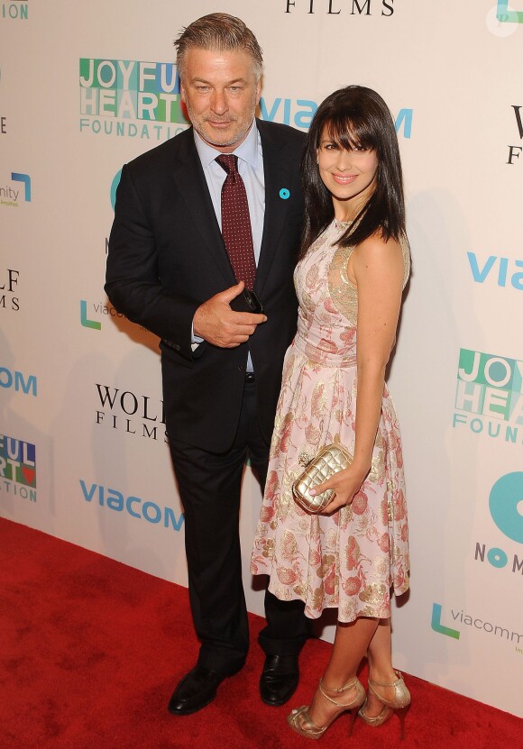 Alec Baldwin et Hilaria Baldwin lors de la soirée "Joyful Revolution Gala" à New York, le 29 mai 2014.
