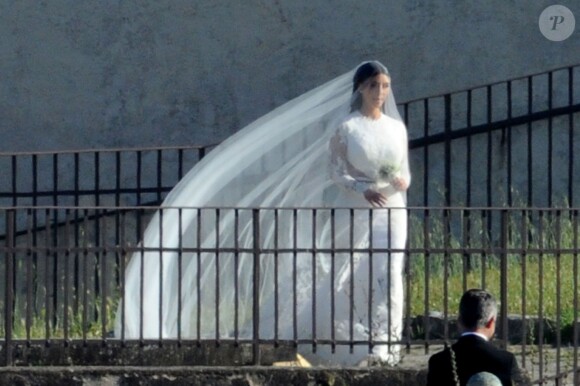 Exclusif - Kim Kardashian au Fort Belvedere à Florence en Italie le 24 mai 2014.