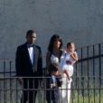 Exclusif - Kourtney Kardashian et ses enfants Mason et Pénélope au Fort Belvedere à Florence en Italie le 24 mai 2014.