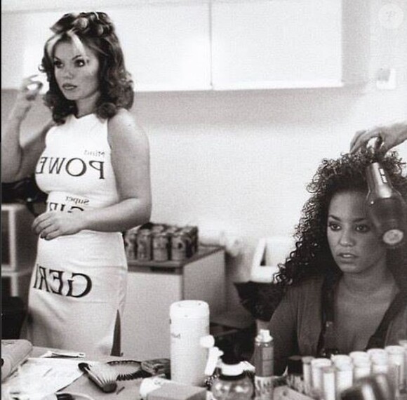 Mel B et Geri Halliwell. Photo postée sur Instagram, le 29 mai 2014.
