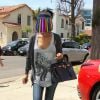 V. Stiviano, la petite amie de Donald Sterling dans les rues de Beverly Hills, le 1er mai 2014.