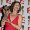 Isabelle Gélinas à la 26e nuit des Molières aux Folies Bergères à Paris, le 2 juin 2014.
