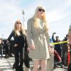 Lindsay Lohan accompagnée de sa mère Dina à Los Angeles, le 3 mars 2012. 