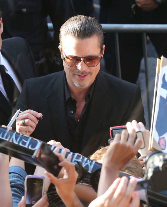 Brad Pitt à la première du film Maléfique à Hollywood, le 28 mai 2014.