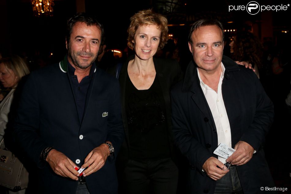 Bernard Montiel, Anne Richard et Fabien Lecoeuvre - Showcase de la com&amp;eacute;die musicale &quot;Mistinguett, reine des ann&amp;eacute;es folles&quot; au Casino de Paris, le 3 juin 2014. 