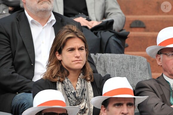 Amélie Mauresmo à Roland-Garros à Paris, le 4 juin 2014.