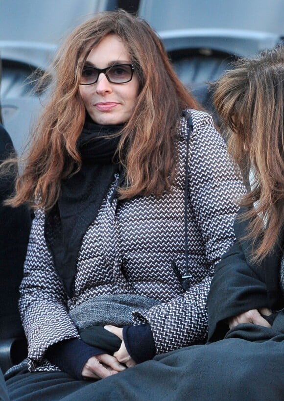 Anne Parillaud à Roland-Garros à Paris, le 4 juin 2014.
