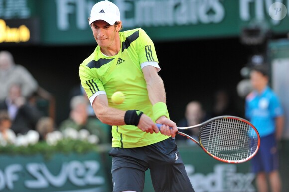 Andy Murray à Roland-Garros à Paris le 4 juin 2014.