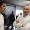 Fabien Barthez, pilote pour l'équipe Sofrev ASP, lors des essais pour les 24 heures du Mans. Le Mans, le 1er juin 2014.