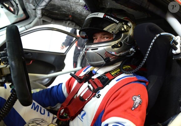 David Hallyday lors des essais pour les 24 heures du Mans. Le Mans, le 1er juin 2014.