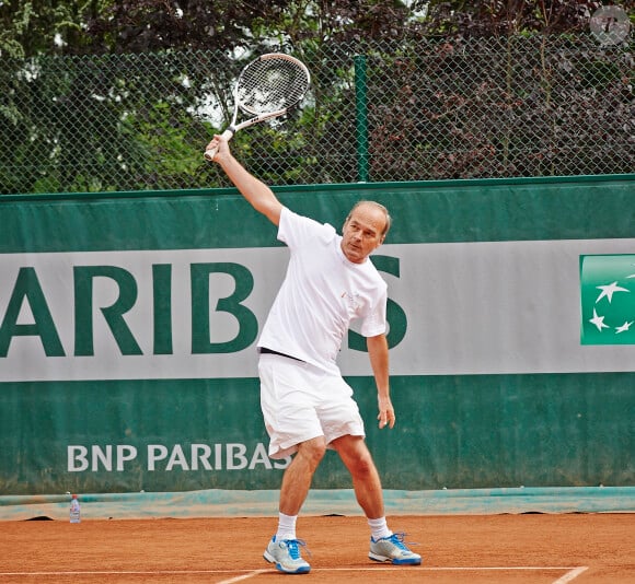 Laurent Baffie lors du Trophée des Personnalités le 3 juin 2014 en marge de Roland-Garros à Paris. 