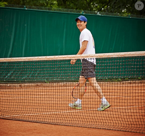 Frédéric Chau lors du Trophée des Personnalités le 3 juin 2014 en marge de Roland-Garros à Paris. 
