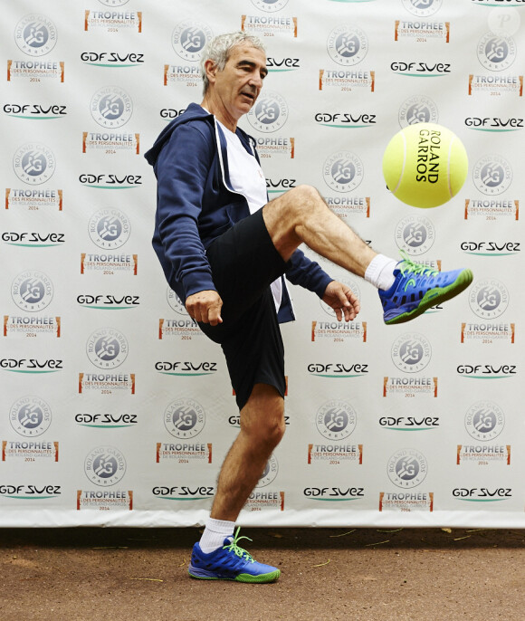 Raymond Domenech lors du trophée des Personnalités le 3 juin 2014 en marge de Roland-Garros à Paris. 