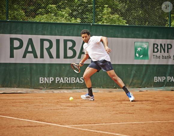 Youssef Hajdi lors du Trophée des Personnalités le 3 juin 2014 en marge de Roland-Garros à Paris. 