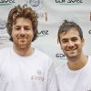 Jean Imbert et Alex Goude lors du trophée des Personnalités le 3 juin 2014 en marge de Roland-Garros à Paris.