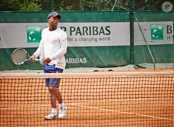 Sylvain Wiltord lors du Trophée des Personnalités le 3 juin 2014 en marge de Roland-Garros à Paris. 