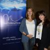 Maud Fontenoy enceinte et Nolwenn Leroy - Cérémonie de remise de prix des "Défis Scolaires" de la Fondation Maud Fontenoy à l'occasion de la Journée mondiale de l'environnement au Théâtre de l'Odéon à Paris le 5 juin 2014.