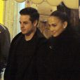  Jennifer Lopez et son compagnon Casper Smart arrivent &agrave; Rome, le 13 novembre 2013. 