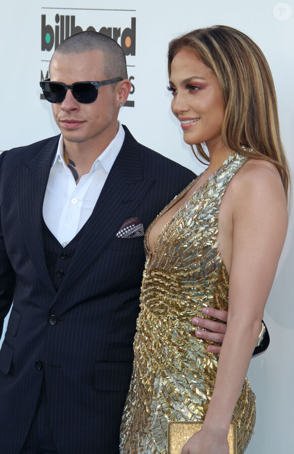 Jennifer Lopez etCasper Smart lors de la cérémonie des Billboard Music Awards à Las Vegas, le 19 mai 2013.