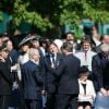 Samantha et David Cameron ont assisté en compagnie du Premier ministre français Manuel Valls à une cérémonie au cimetière de Bayeux dans la matinée du vendredi 6 juin 2014 pour le 70e anniversaire du Débarquement en Normandie.