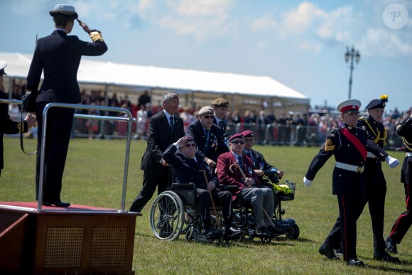 La princesse Anne assistait à une cérémonie d'anciens combattants dans le Hampshire le 5 juin 2014