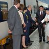 Elizabeth II a emprunté une fois de plus l'Eurostar et le Tunnel sous la Manche pour venir à Paris, le 5 juin 2014