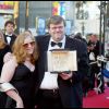 Michael Moore, Kathleen Glynn à Cannes 2004.