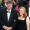 Michael Moore et Kathleen Glynn aux Oscars 2003.