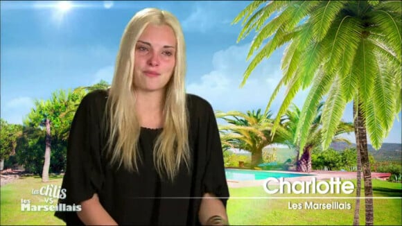 Charlotte, en larmes, est éliminée dans Les Ch'tis vs Les Marseillais, sur W9, le vendredi 6 juin 2014