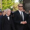 Jacques Herlin avec Lambert Wilson à Cannes le 18 mai 2010.