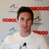 Lionel Messi lors d'un événement pour sa fondation à Barcelone le 8 mai 2014
