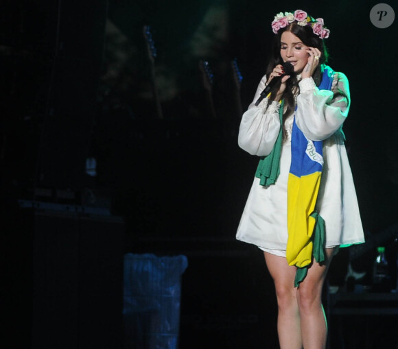 Lana del Rey en concert au Planeta Terra Festival à São Paulo, le 09 novembre 2013.