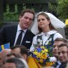 La procession royale de la fête nationale suédoise, le 6 juin 2014 à Stockholm, a transporté le roi Carl XVI Gustaf, la reine Silvia, la princesse héritière Victoria, le prince Daniel et la princesse Estelle, ainsi que la princesse Madeleine et Christopher O'Neill au parc de Skansen pour la soirée de festivités.