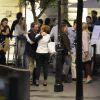 Exclusif - Chris O'Neill fait la fête avec des membres de sa famille et des amis à l'occasion du baptême de sa fille la princesse Leonore à Stockholm en Suède au soir du 8 juin 2014.