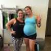Misty May-Treanor trois semaines avant son accouchement. La reine du beach-volley est devenue le 3 juin 2014 maman d'une petite Malia avec son mari Matt.