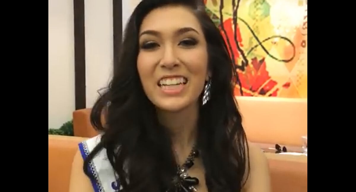 Vidéo Elue Miss Univers Thaïlande En Mai 2014 Weluree Ditsayabut S Est Vue Dans L Obligation