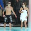 Jennifer Lopez et Casper Smart à Miami, le 1er septembre 2012. 