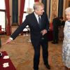 Le prince William, le prince Andrew et le duc d'Edimbourg prenaient part avec la reine Elizabeth II, le 9 juin 2014 à Buckingham, à une réception mettant à l'honneur la technologie britannique.